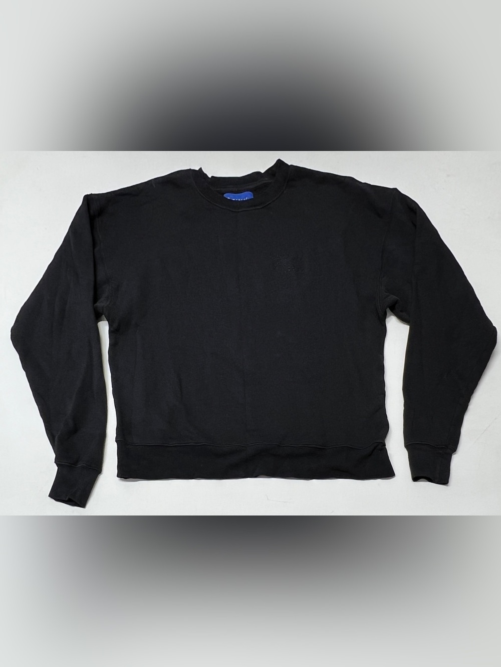 Simon Miller Black Crewneck Pullover Sweatshirt Oversize XS